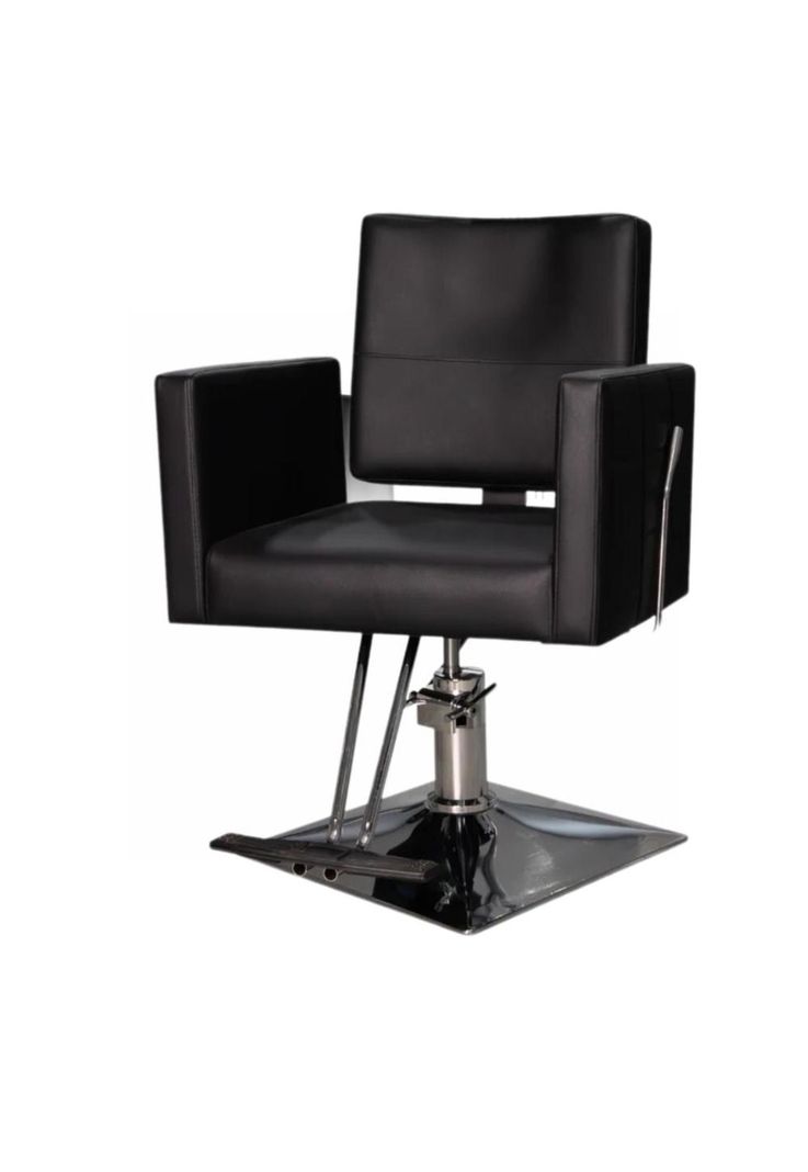 Sillón de Barbería Traditional Reclinable Negro-1