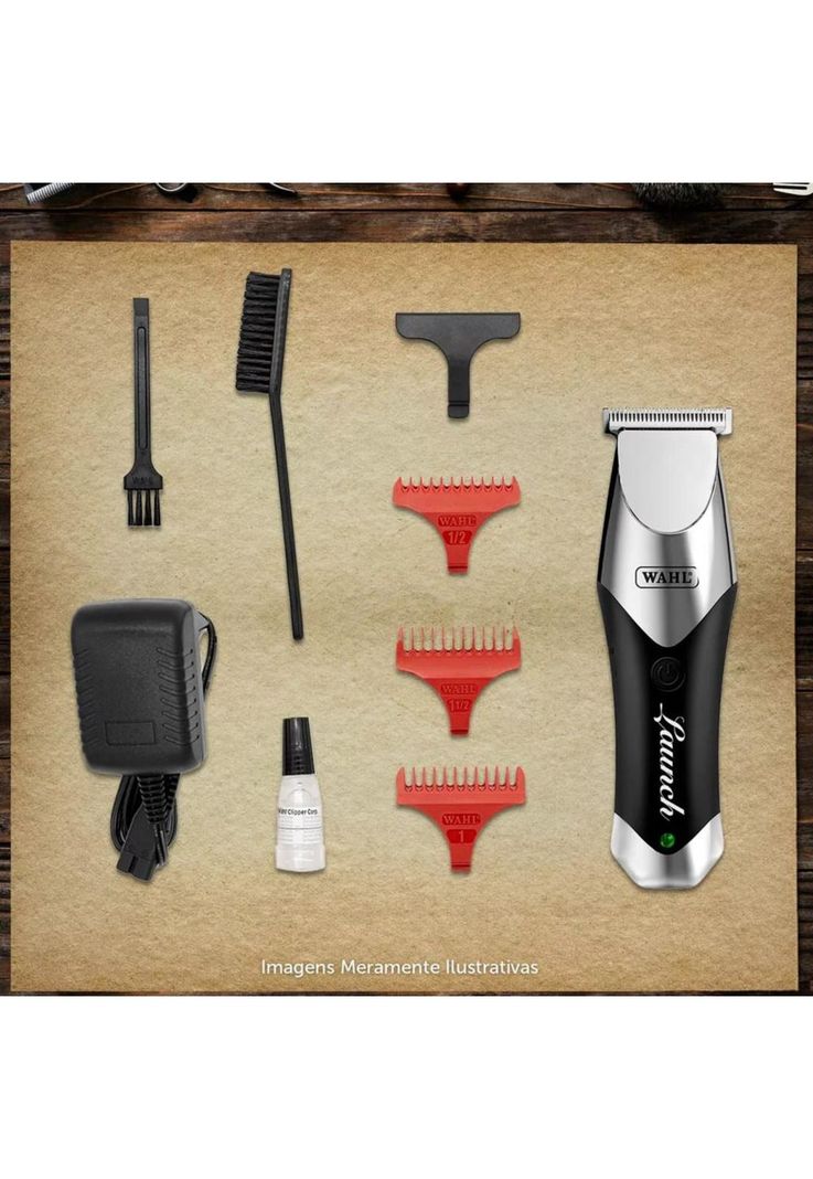 Máquina Patillera Wahl Launch Trimmer Bateria Recargable-2