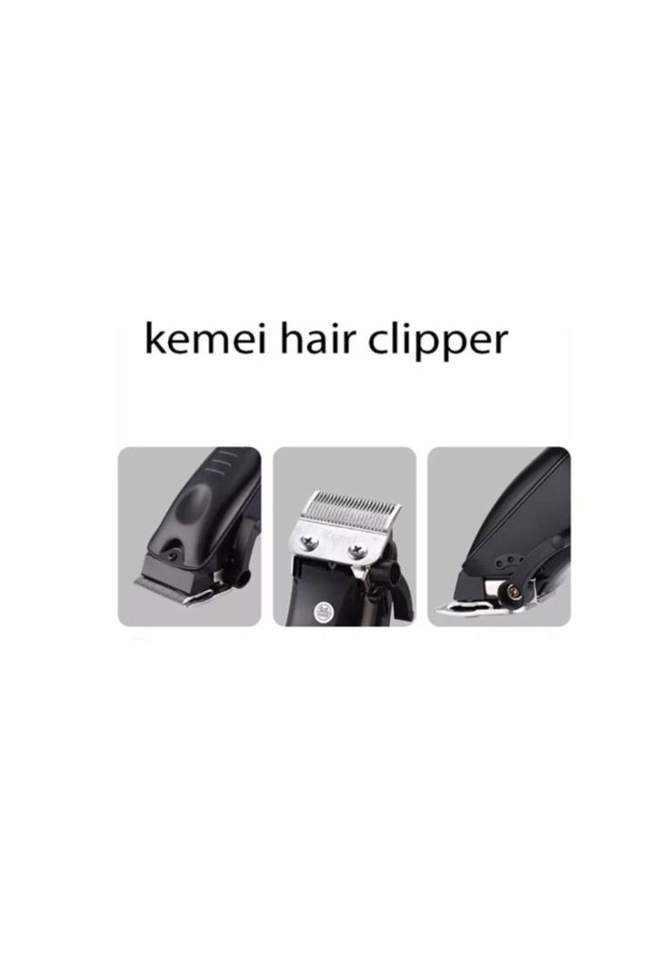 Maquina Cortepelo Kemei 1136 Clipper Inalambrica Negro-1
