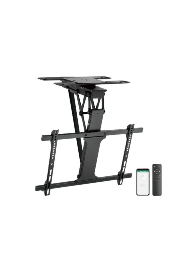Soporte de TV de Techo Electrico Motorizado para de 32"-70" Negro