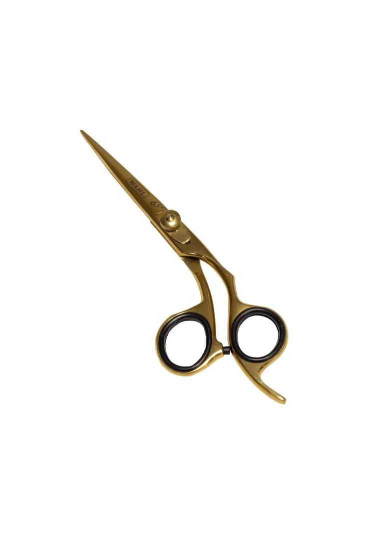 Wahl Tijera Convexa Profesional 6,5 Filo Navaja Dorado-0