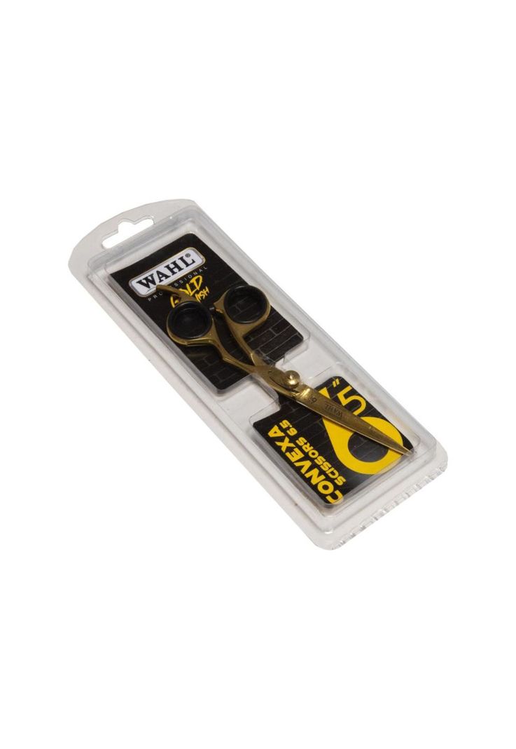 Wahl Tijera Convexa Profesional 6,5 Filo Navaja Dorado-1