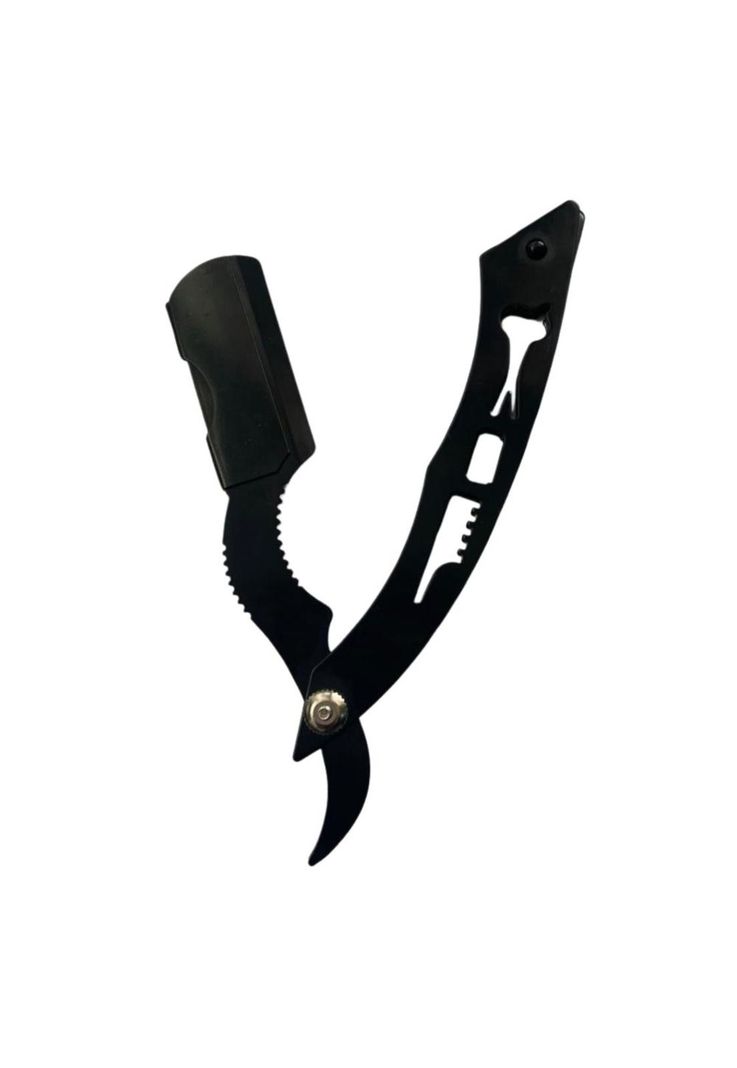 Navajin Negro Razors Inoxidable Para Barbero Peluqueria