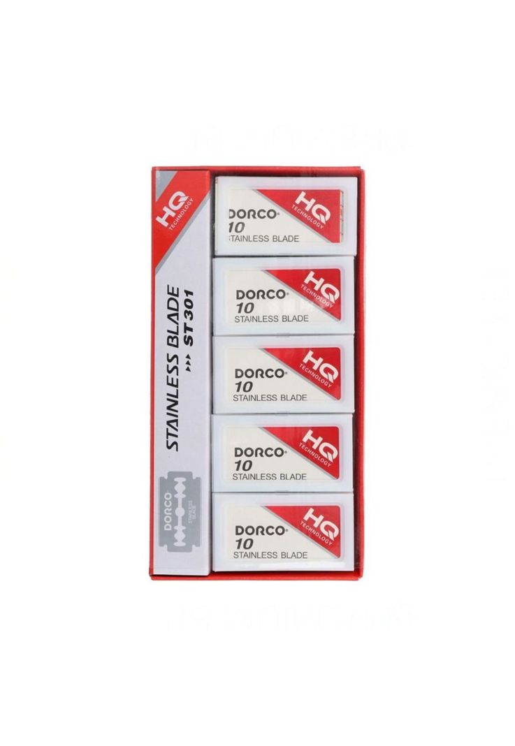 Hojillas Dorco HQ Rojas Para Navaja 100 Filos-0