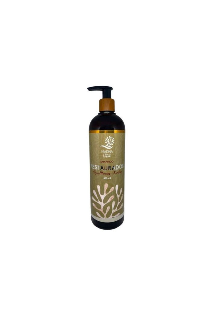 Marina Vital Shampoo Restaurador Keratina Sin Sal 500 ml-0