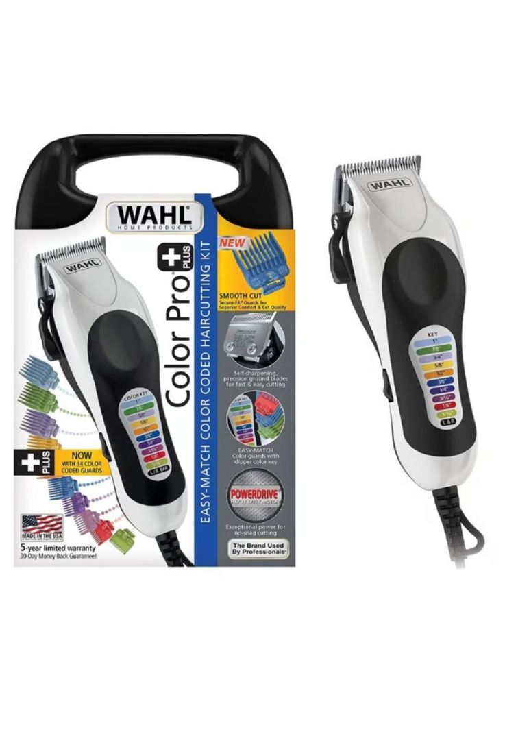 Maquina De Cortar Pelo Colorpro Plus Wahl Kit Profesional-2