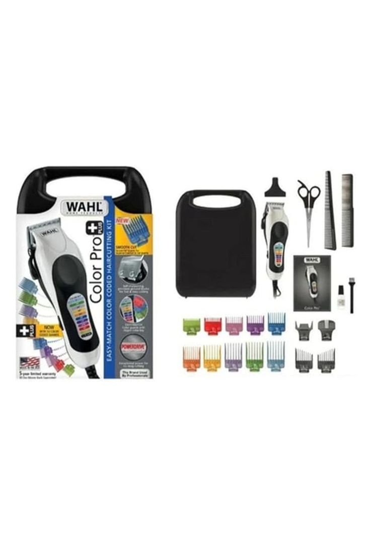 Maquina De Cortar Pelo Colorpro Plus Wahl Kit Profesional-3
