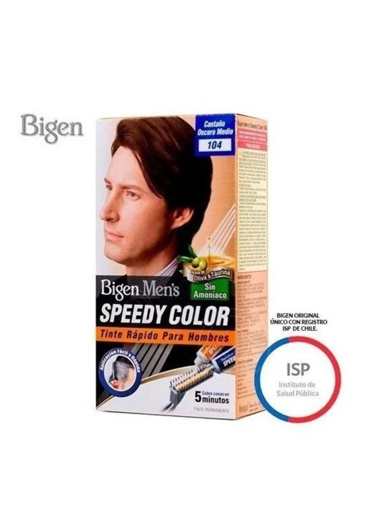 Tinte Rápido Para Hombre 104 Castaño Oscuro Med Séedy color-1
