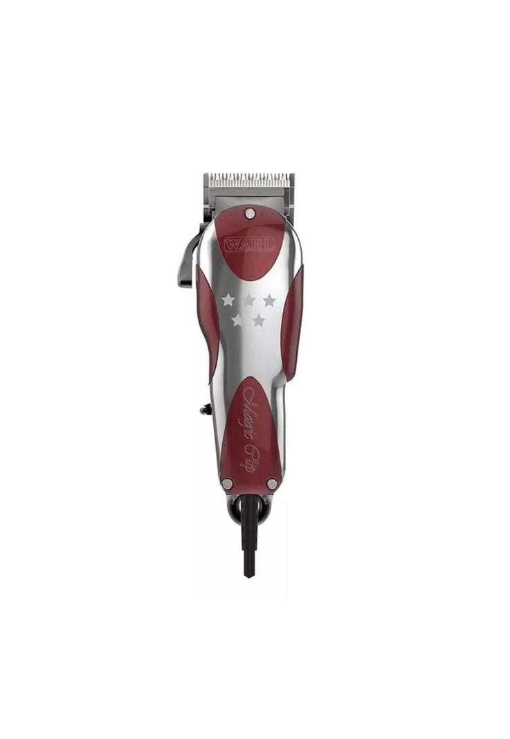 Cortadora de cabello Wahl 5 Star Magic Clip plata y roja 220V-0