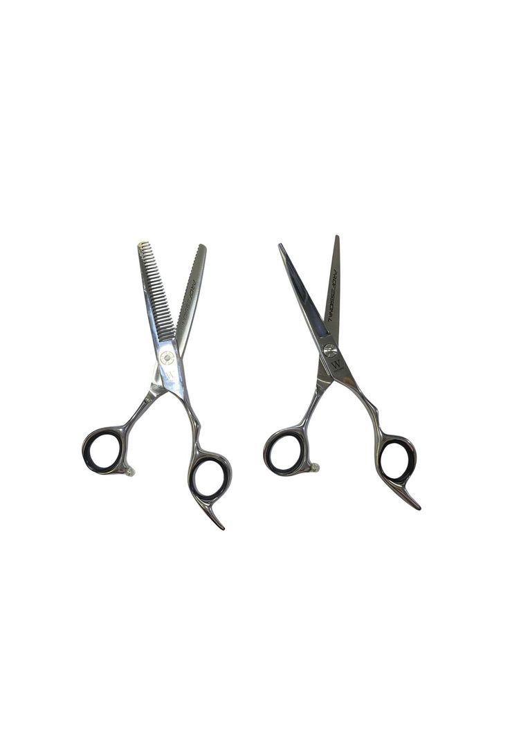 Set De Tijeras Para Corte De Cabello WMARK NG-001 6" Plata