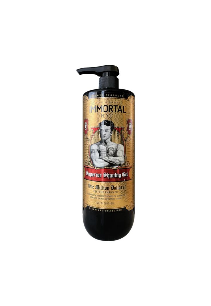 Gel Afeitar Immortal NYC One Million Dollar Superior 1000 ml-0