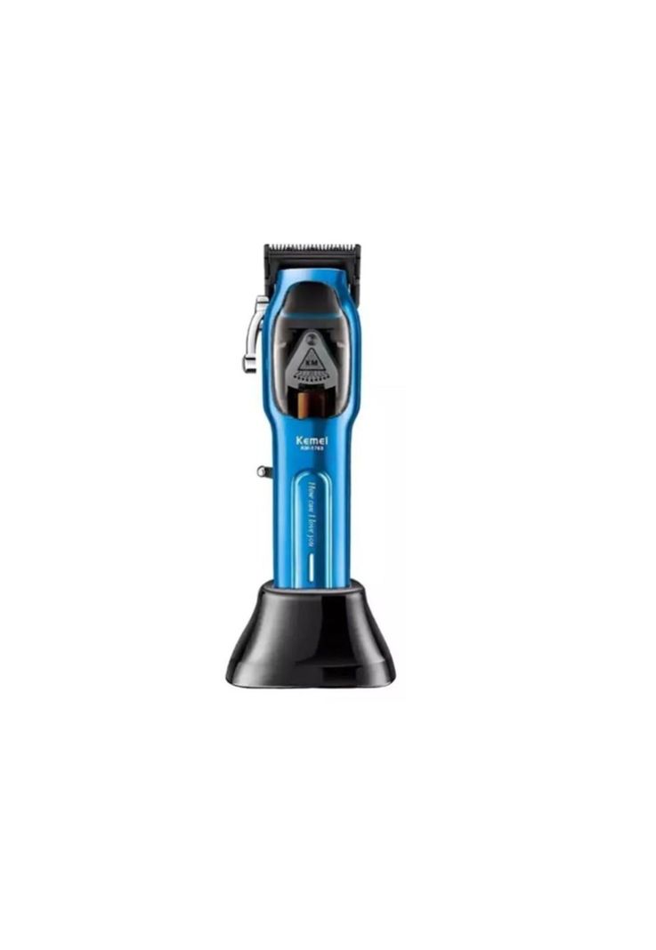 Maquina Cortadora De Pelo  KM-1763 9000RPM Con Base De Carga-2