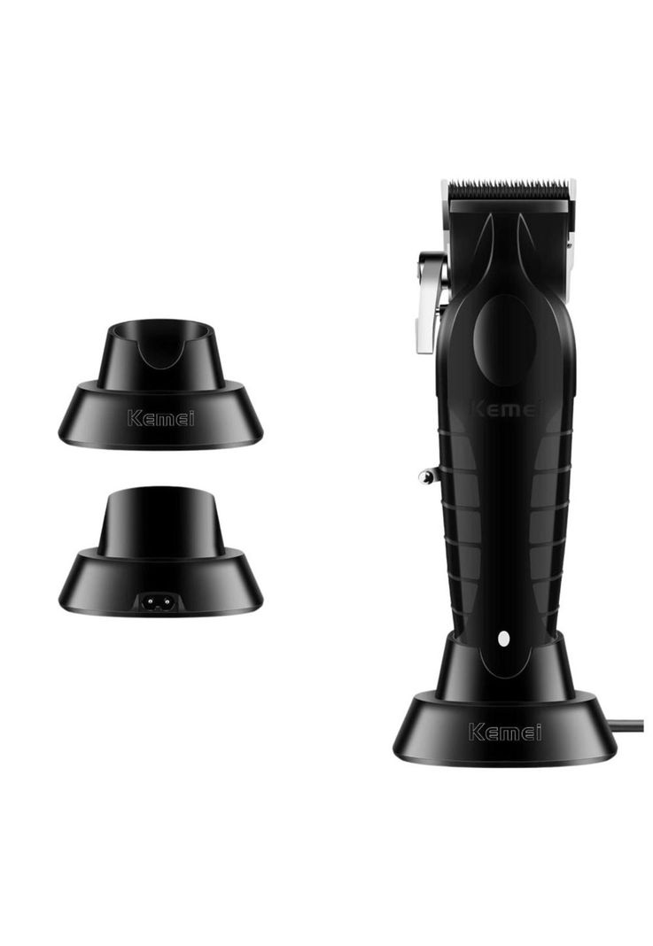 Maquina Kemei 2296 CortaPelo Inalambrica Con Base De Carga-1