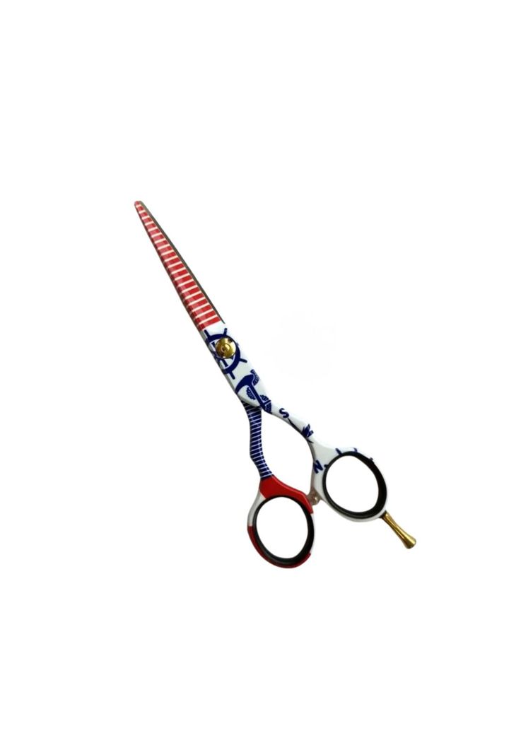Tijera B62:C97Henbor Italiana 782M Filo Navaja 5.5'' Multicolor Blanco