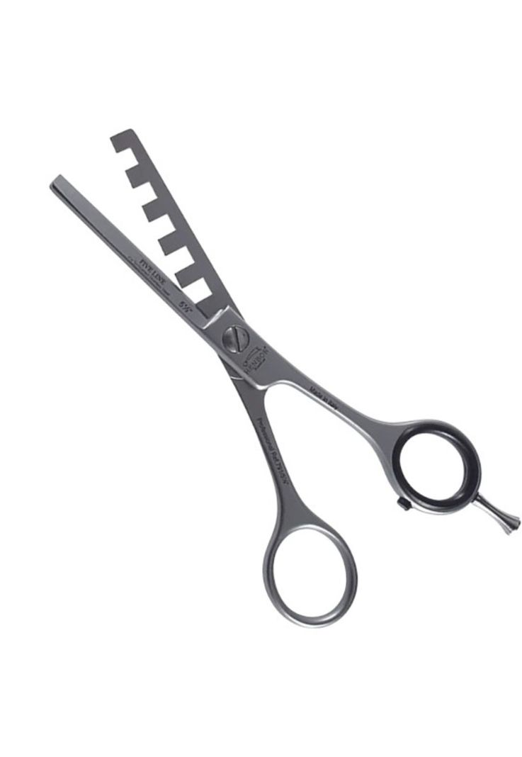 Tijera Henbor Italiana 5 Dientes 791 Cocodrilo 5.5 Plata