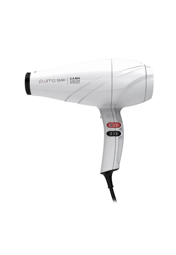 Secador De Pelo Gama Pluma 5500 Ion System Oxy Active Blanco-0