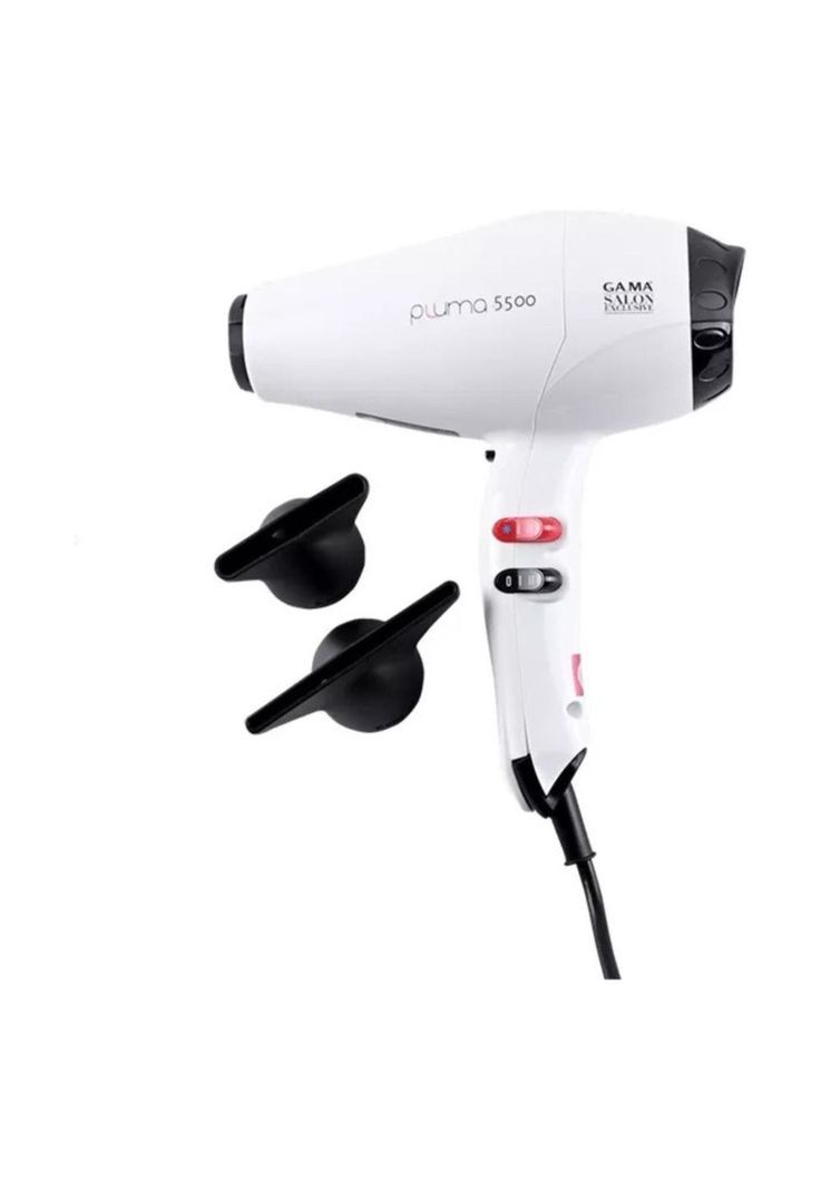 Secador De Pelo Gama Pluma 5500 Ion System Oxy Active Blanco-3