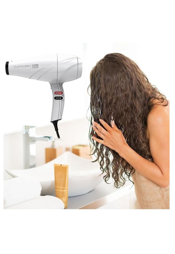 Secador De Pelo Gama Pluma 5500 Ion System Oxy Active Blanco-4