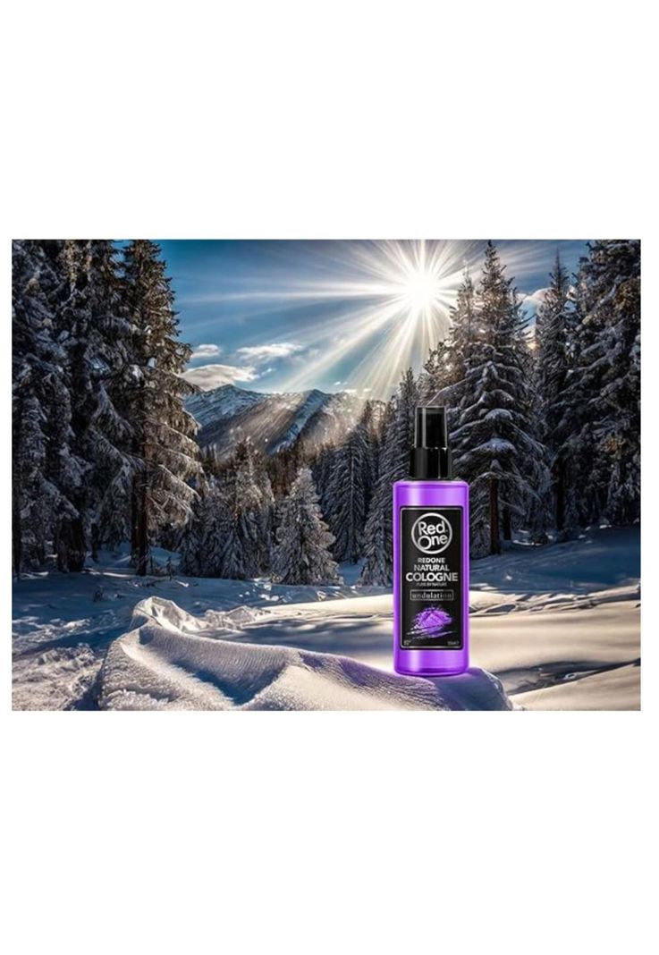Red One After Shave Cologne Body Splash 400ml Undulation-2