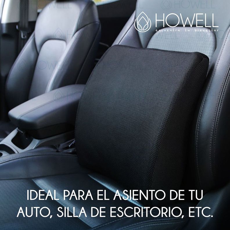 Cojín Lumbar Ortopédico Para Espalda Howell Soporte Dorsal-6