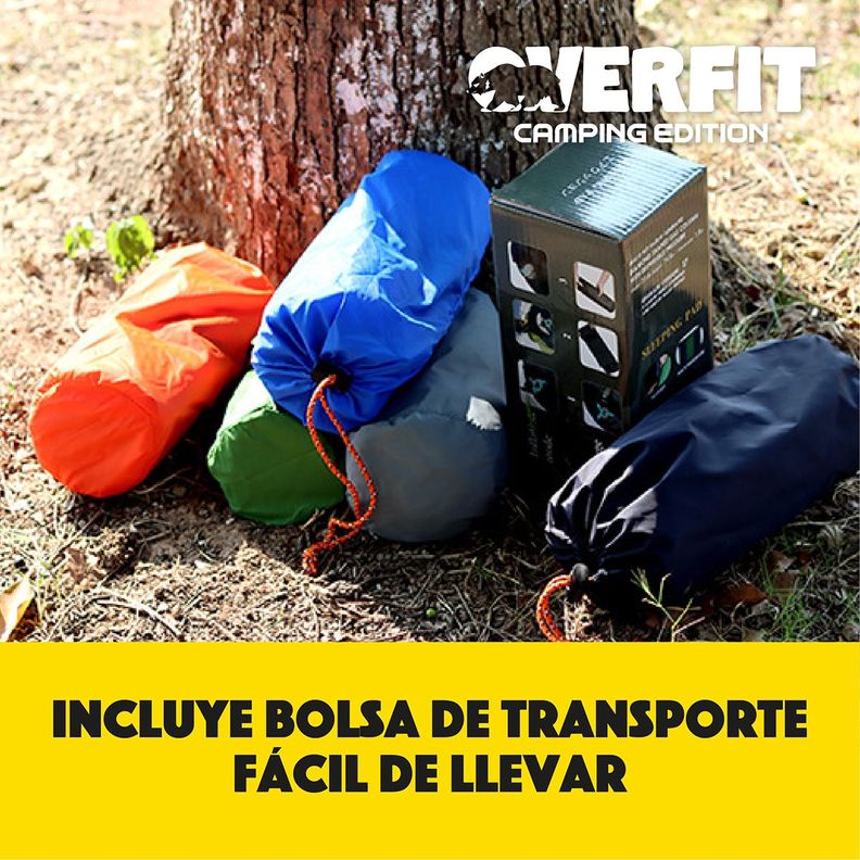 Colchoneta Inflable Individual Camping Overfit Light 5cm-6