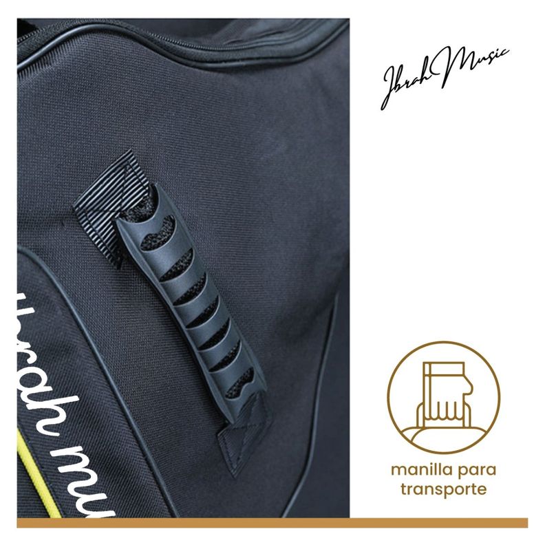 Funda Para Guitarra 39 Pulgadas Ibrah Bolso De Transporte-5