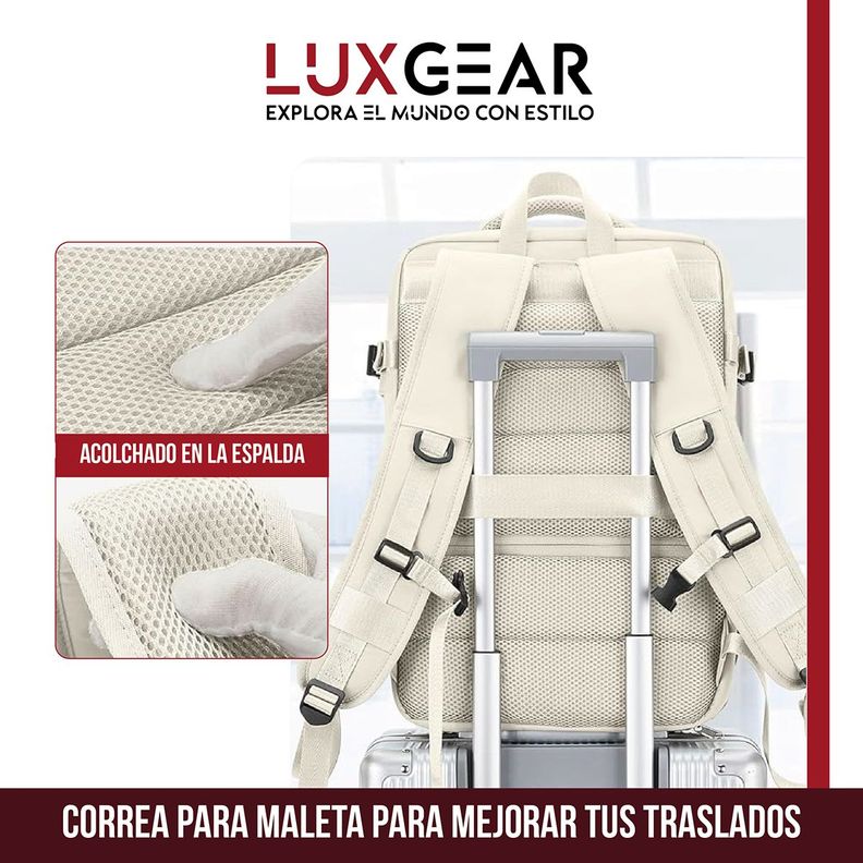Mochila De Viaje Expansible Luxgear NomadLifeV2 Impermeable-6