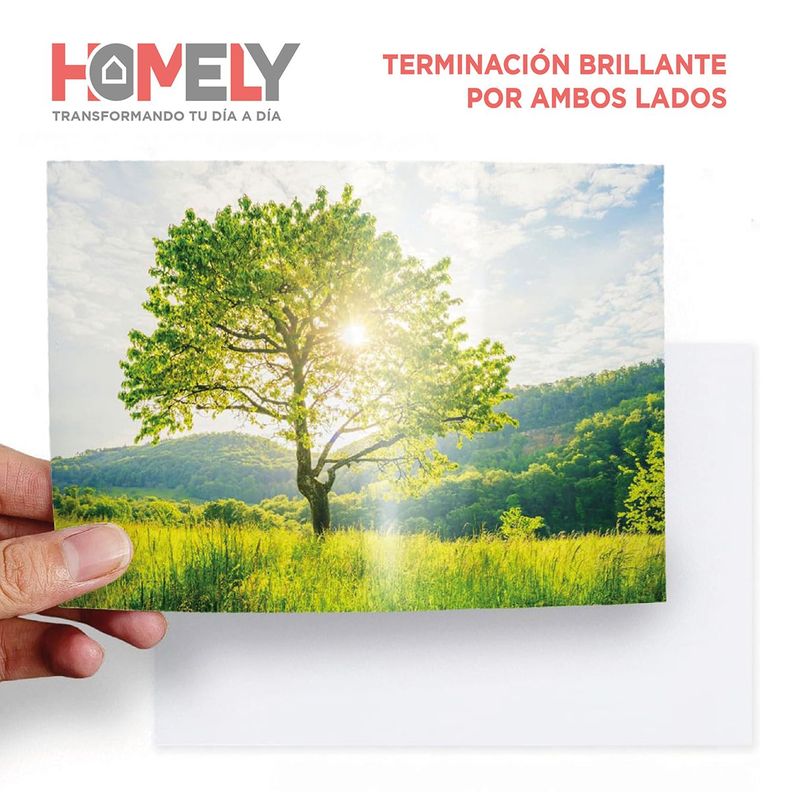 Papel Fotografico A4 Doble Faz Camara Foto Homely 50 Unidad-7