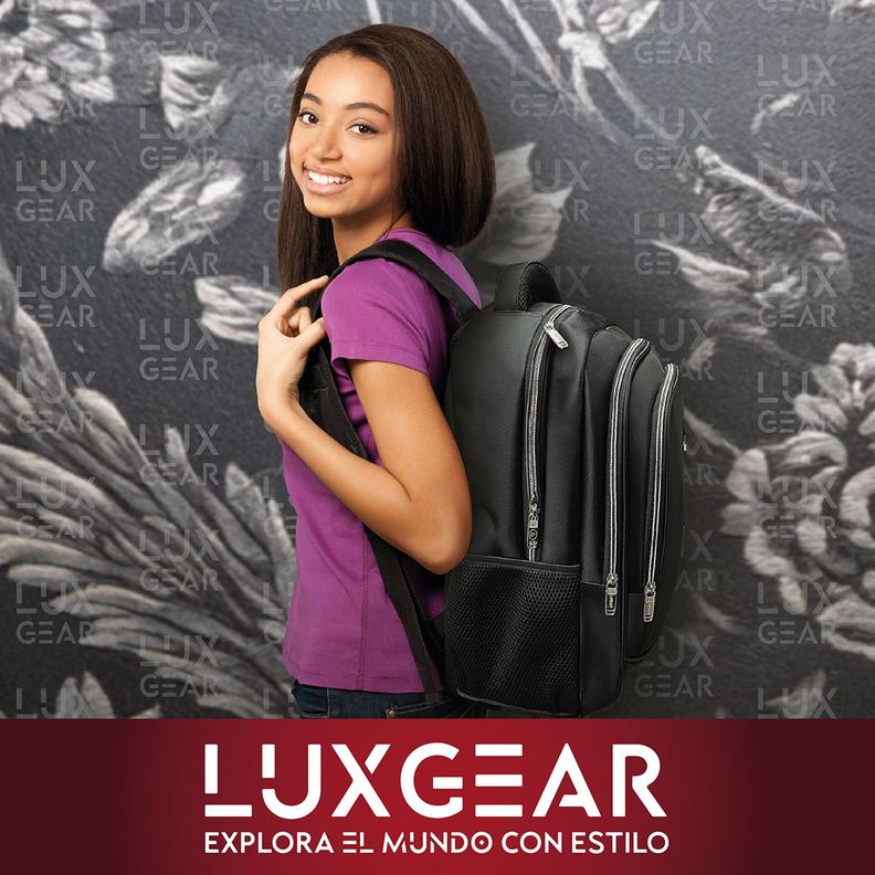 Mochila Escolar Notebook Niños Infantil Luxgear Bolso 40L-6