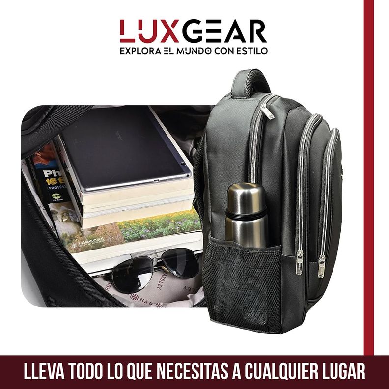 Mochila Escolar Notebook Niños Infantil Luxgear Bolso 40L-2
