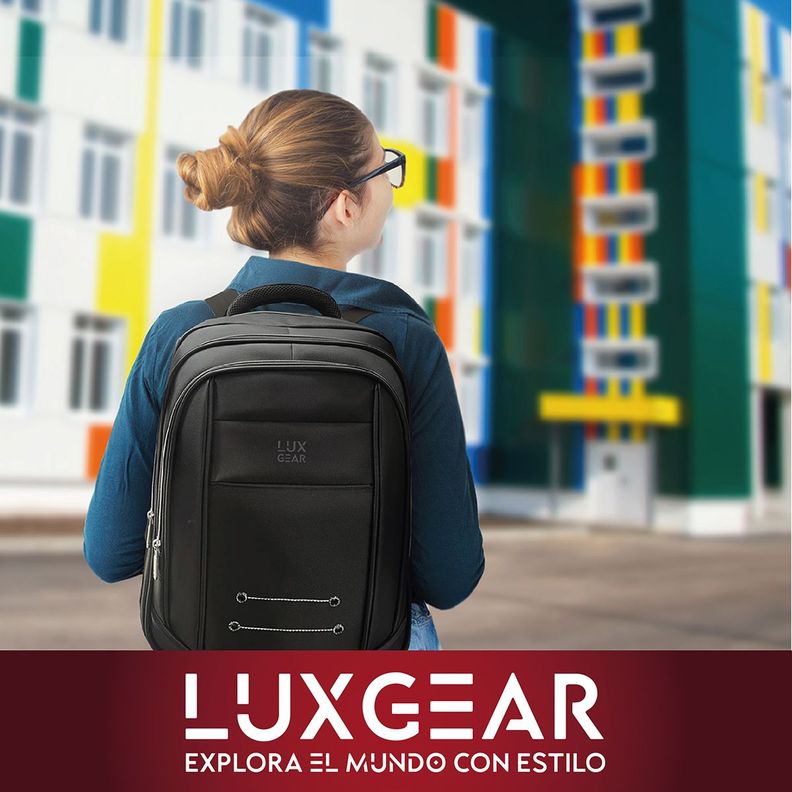 Mochila Escolar Notebook Niños Infantil Luxgear Bolso 40L-7