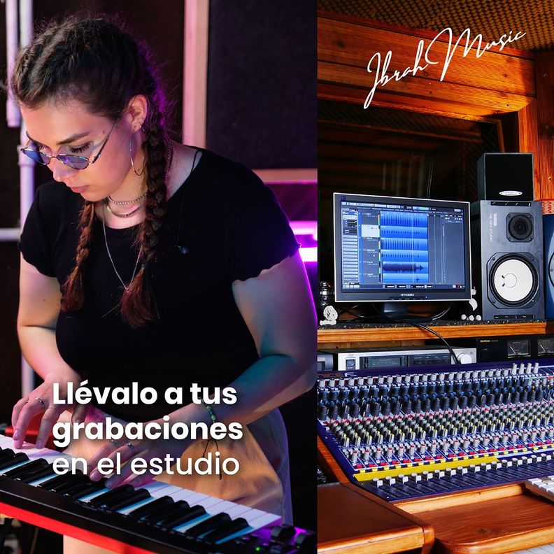 Atril Teclado Ibrah Music Ajustable Universal-6