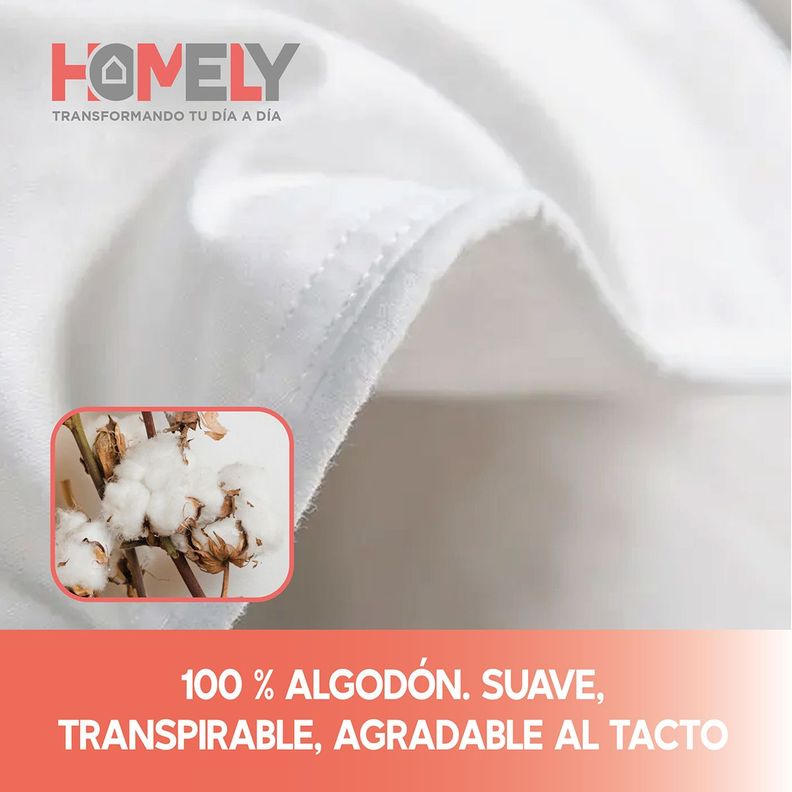 Cubrecama Cobertor King 90% Pluma Pecho Ganso Homely Luxury-4
