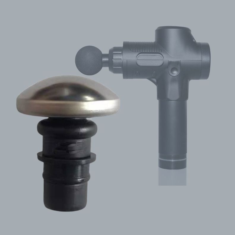 Cabezal Masajeador Metal Aceite Crema Pistola Masaje Howell-3