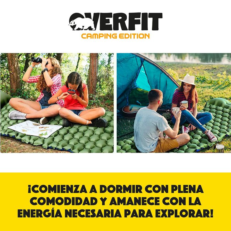 Colchoneta Inflable Individual Camping Overfit Light 10cm-8