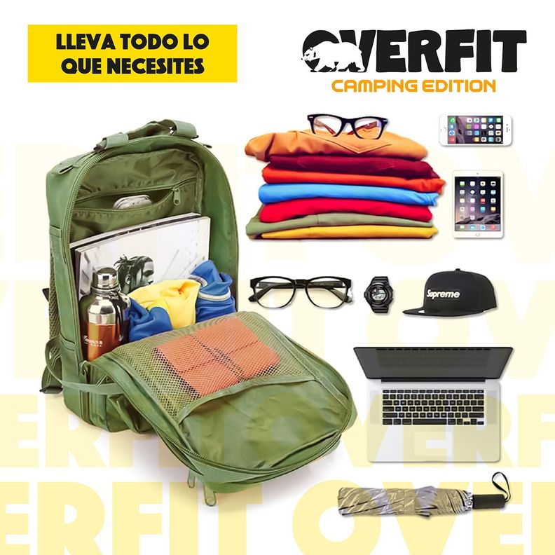 Mochila de Táctica Militar 30L Overfit Trekking Edition-4