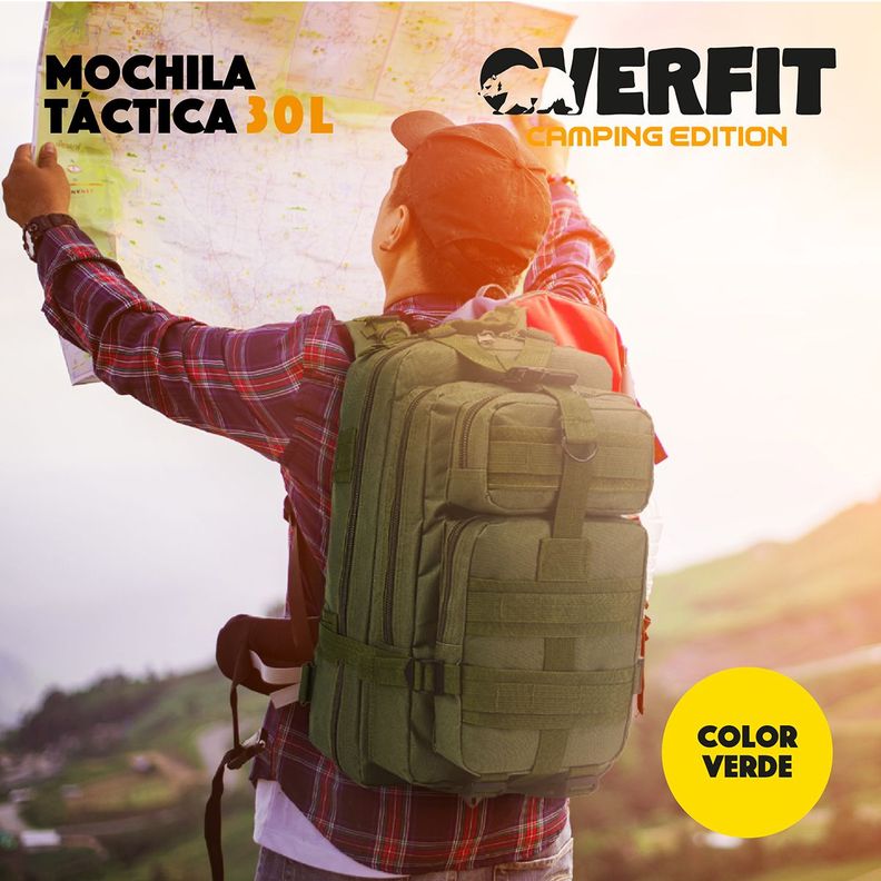 Mochila de Táctica Militar 30L Overfit Trekking Edition-7