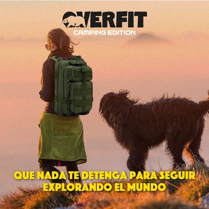 Mochila de Táctica Militar 30L Overfit Trekking Edition-8