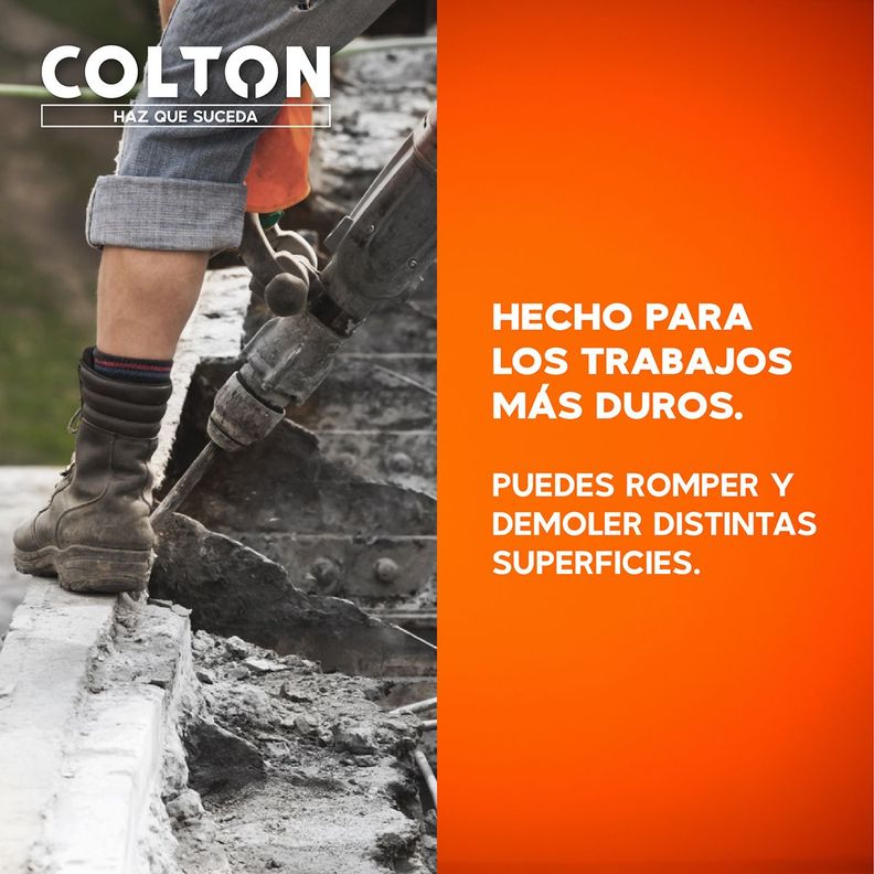 Cango 13.8 Kg Martillo Demoledor Watson + Cinceles 2400W-4