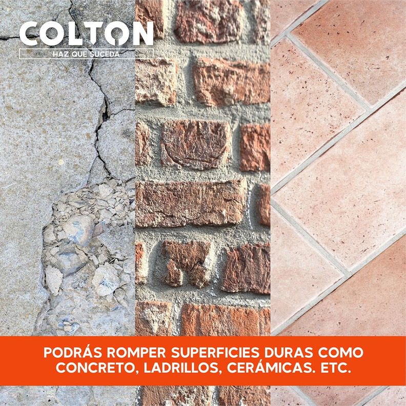 Cango 13.8 Kg Martillo Demoledor Watson + Cinceles 2400W-5