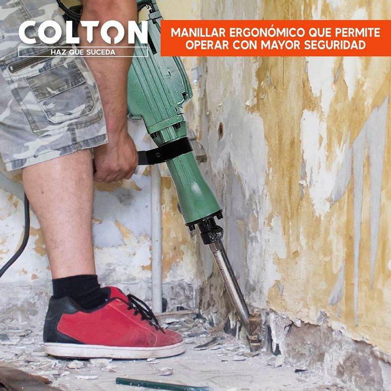 Cango 13.8 Kg Martillo Demoledor Watson + Cinceles 2400W-6