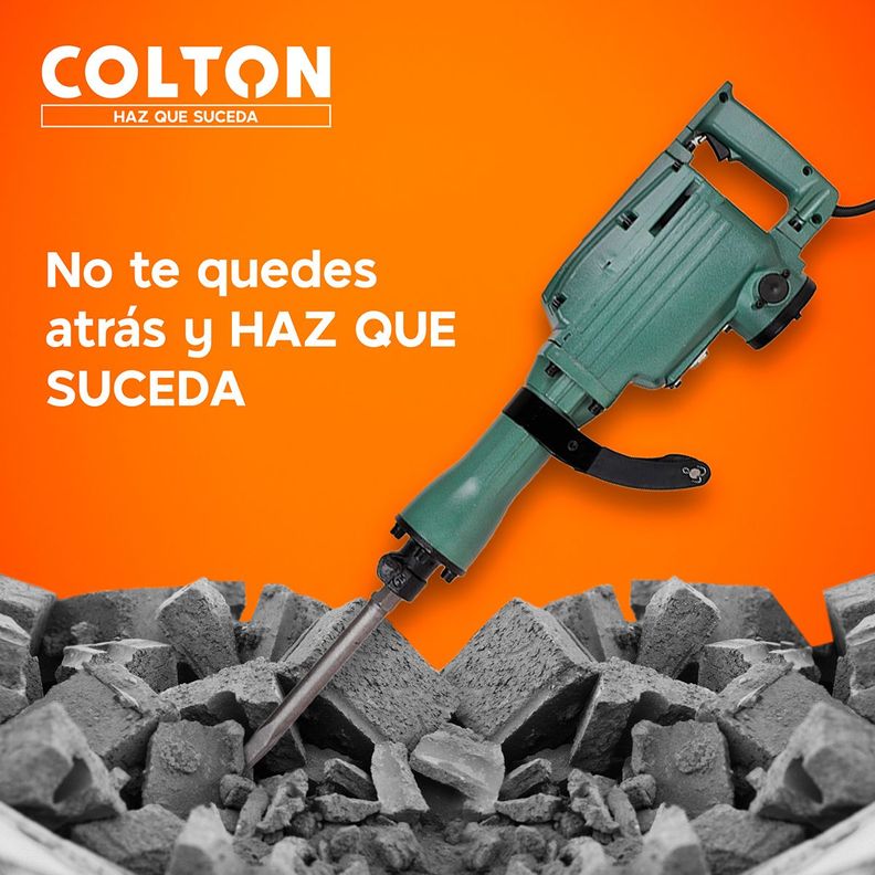 Cango 13.8 Kg Martillo Demoledor Watson + Cinceles 2400W-9