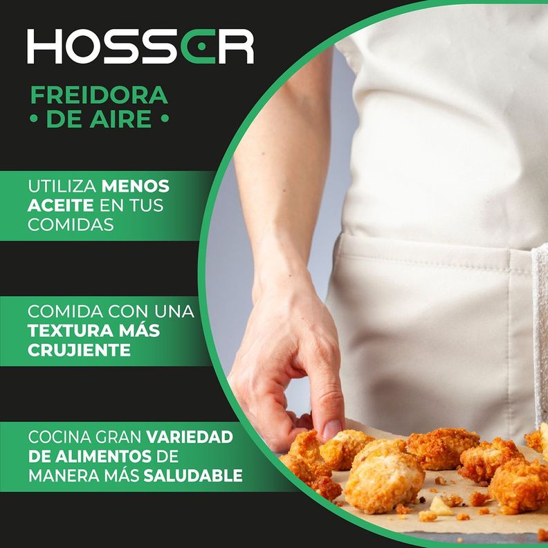 Freidora de Aire Kasser Air Fryer XL 6L Cocina Sin Aceite-2