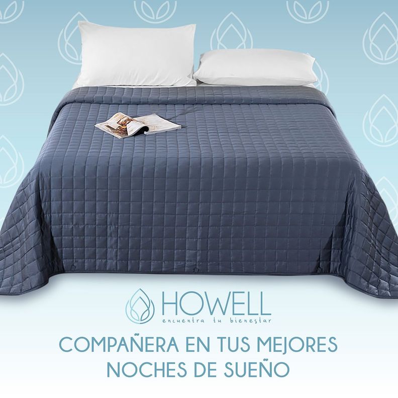 Manta De Gravedad Pesada Howell Queen 12KG Trastornos Sueño-9