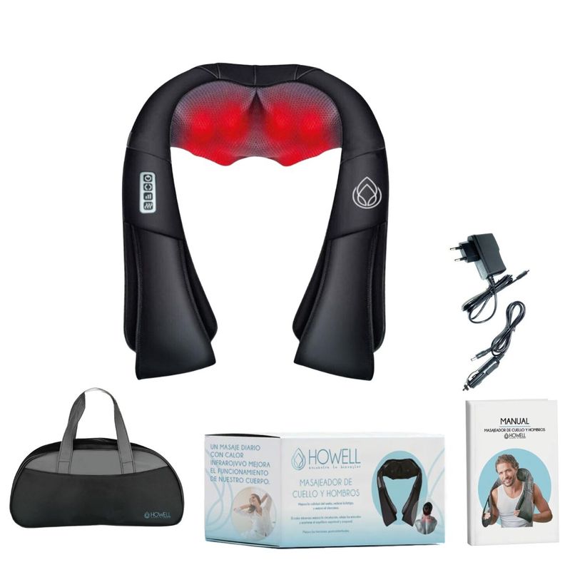Masajeador Inalámbrico Howell Corporal Para Cuello Hombros-0