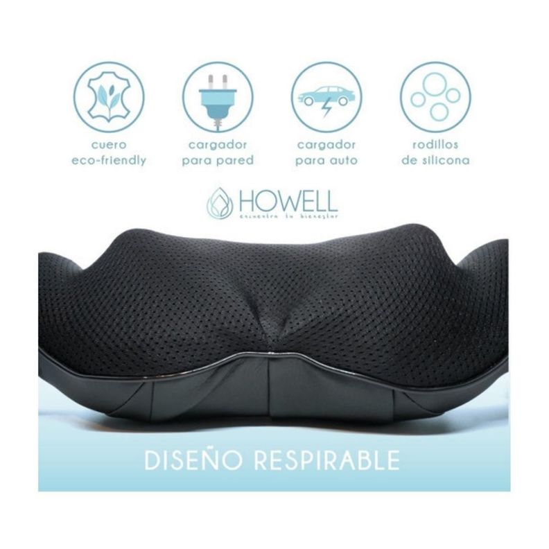 Masajeador Inalámbrico Howell Corporal Para Cuello Hombros-2