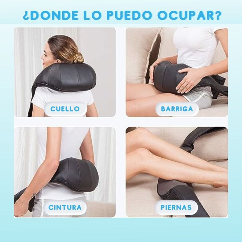 Masajeador Inalámbrico Howell Corporal Para Cuello Hombros-5