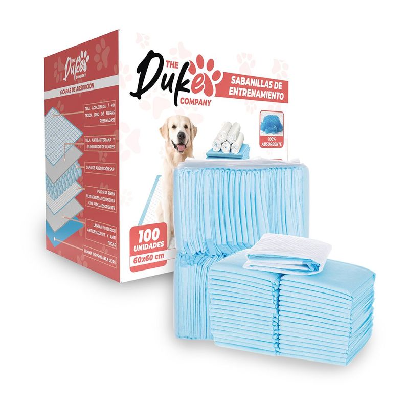 Sabanillas Para Perro  60x60 Duke 6 Capas Aromáticas 100U-7