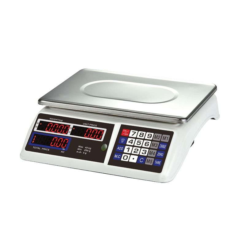 Balanza Digital Kasser Pesa 40 kilos Comercial Recargable-8
