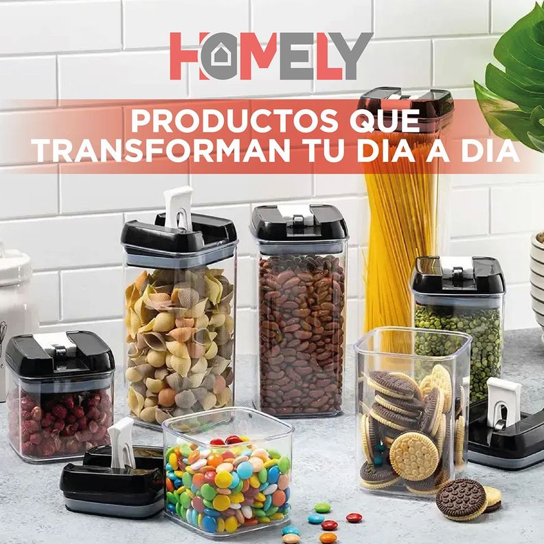 Frascos Conserveros Contenedores Hermeticos Pack 7-6